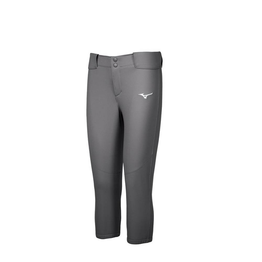 Damske Tepláky Mizuno Belted Stretch Softball Siva Vypredaj VJDX80316